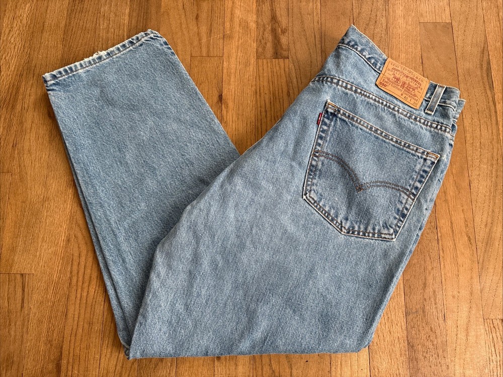 VTG Levi’s 550 4891 Men’s Jeans Size 40X30 Relaxed Fit Blue Denim 100% Cotton