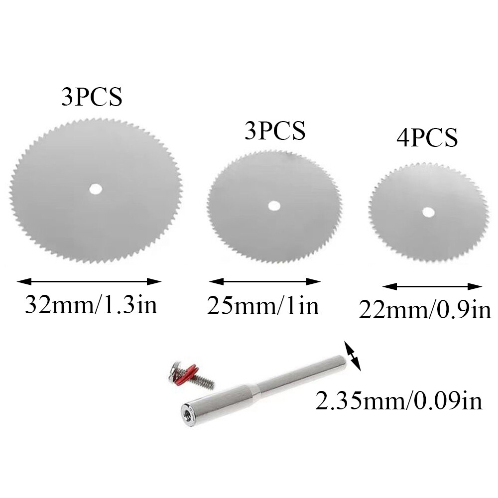 Mini Circular Saw Blade Set for Dremel Wood Cutting Die Grinder