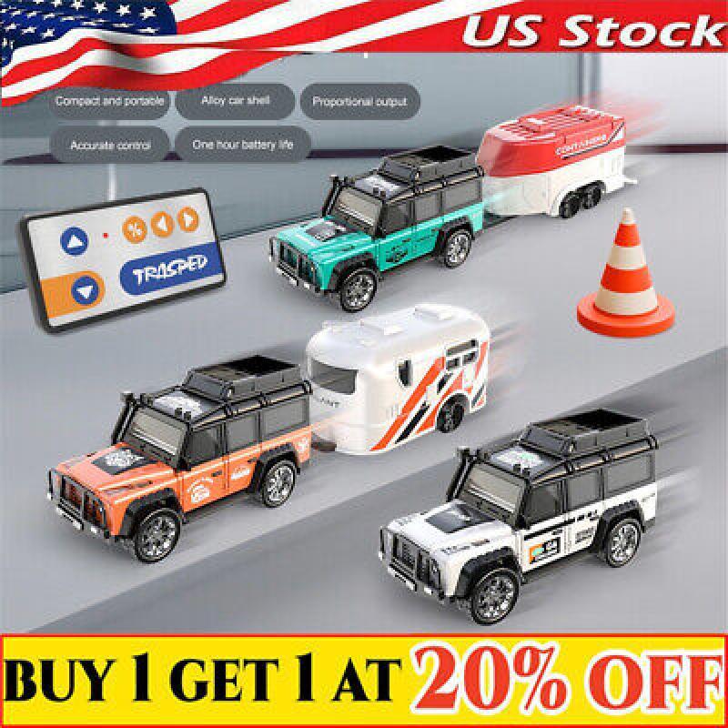 Mini Rc Drift Car, 1/64 Scale Alloy Truck, Remote Control 4x4 Off-Road Vehicle✔