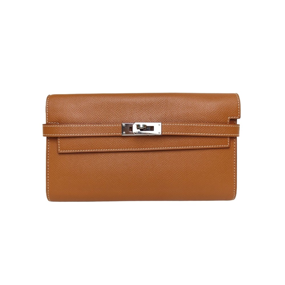 HERMES Kelly Long Wallet  Epsom 2017 P255231226