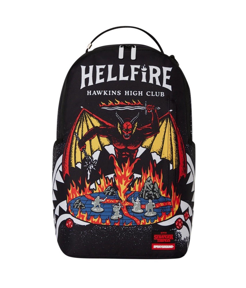 NEW SPRAYGROUND x STRANGER THINGS HELLFIRE LIMITED EDITION BACKPACK SCHOOL BAG