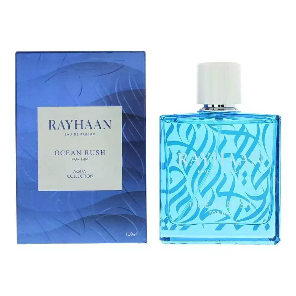 Rayhaan Ocean Rush Eau De Parfum For Men & Women Super Rich - 100 ML