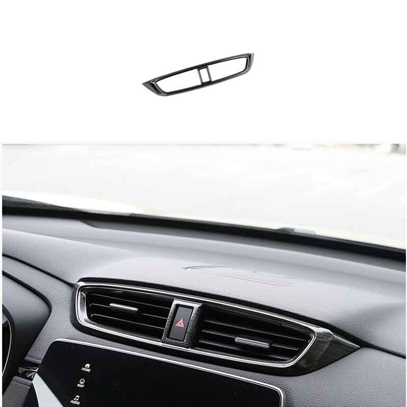 2017-2022 Trim For Honda CRV CR-V Black Titanium Center Console Air Outlet Vent