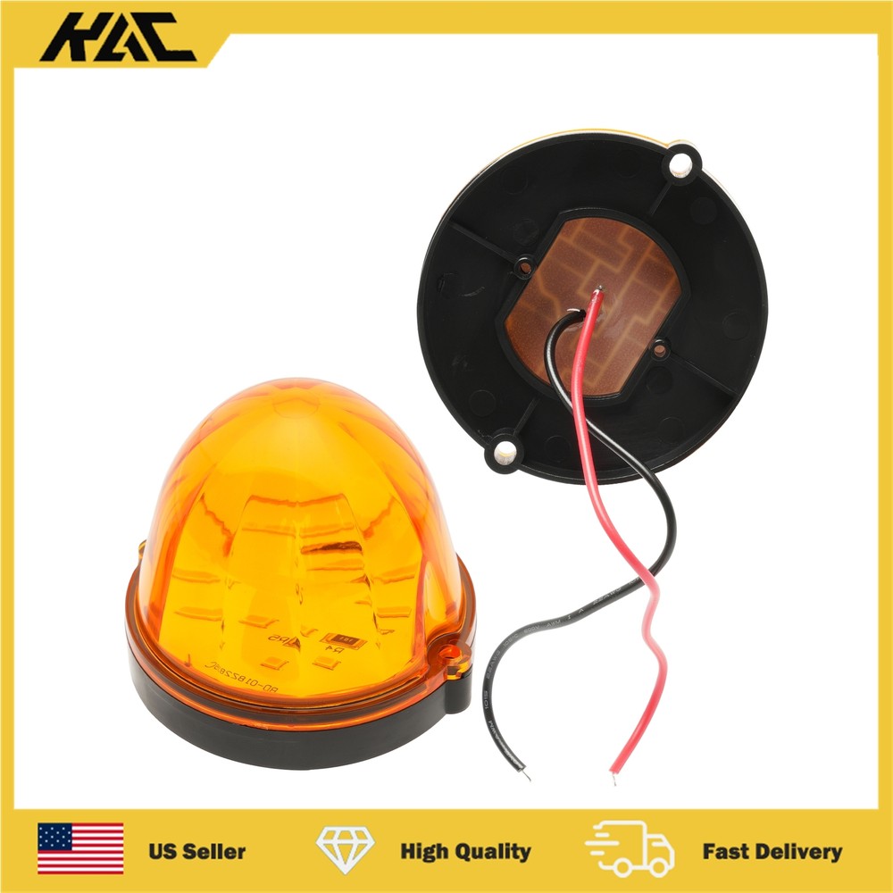 5x Yellow Amber LED Roof Running Lights for Truck Trailer 12V US