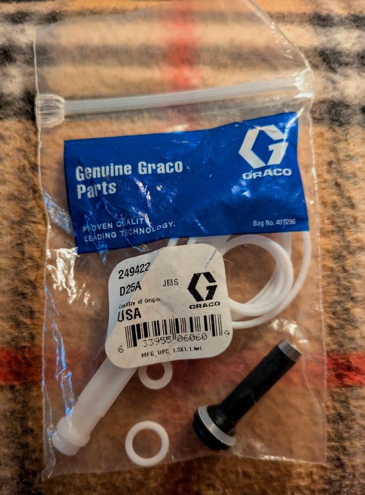 Graco 249422 Seal Kit For G15/40 Air Assist Spray Gun. Seals Only, No Tip/Seat