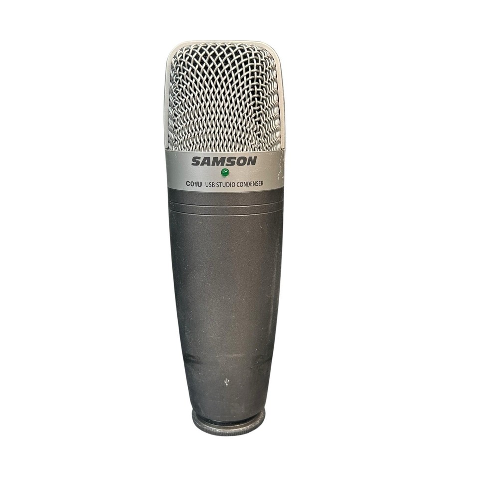Samson C01U USB Studio Condenser Microphone Consumer Mic No Stand Or Cable
