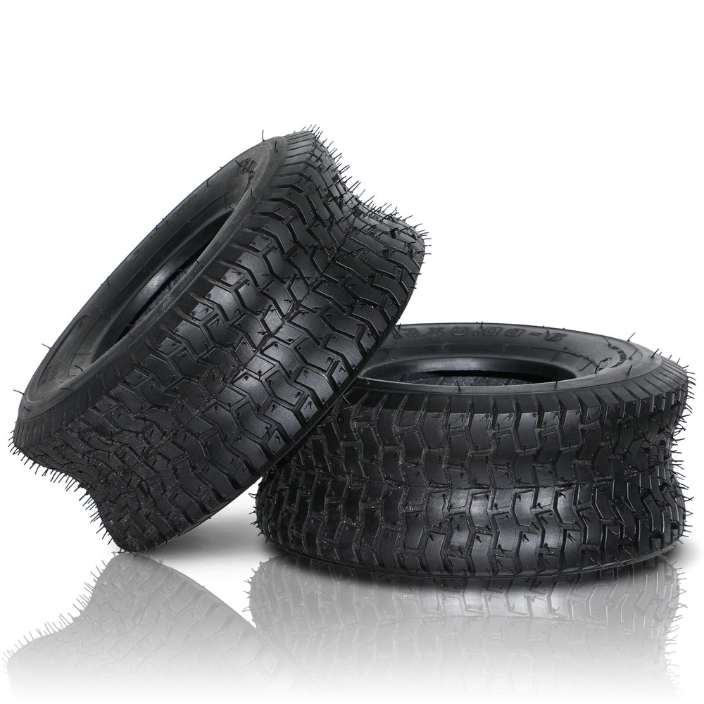 2pcs 13x5.00-6 Lawn Mower Tractor Turf Tires 4PR 13x5-6 Tubeless 295Lbs