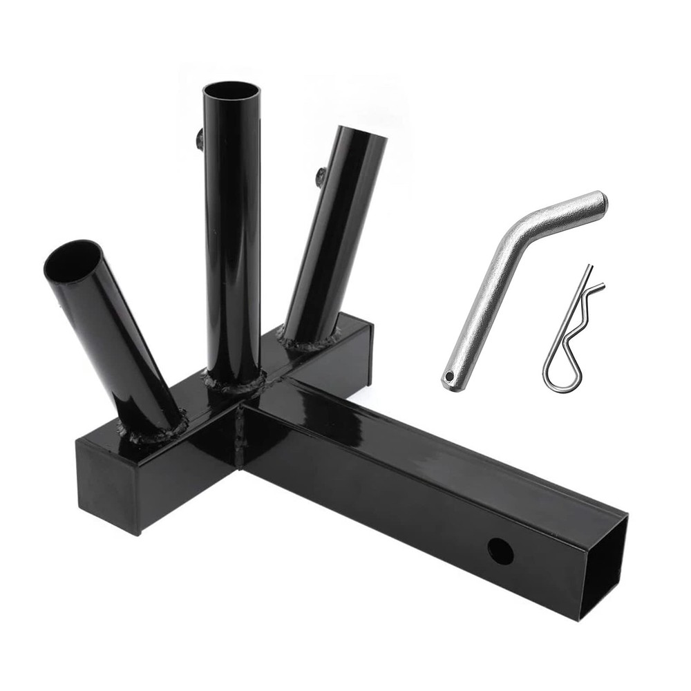 Universal Hitch Mount Flag Pole Holder for Trucks and Vehicles