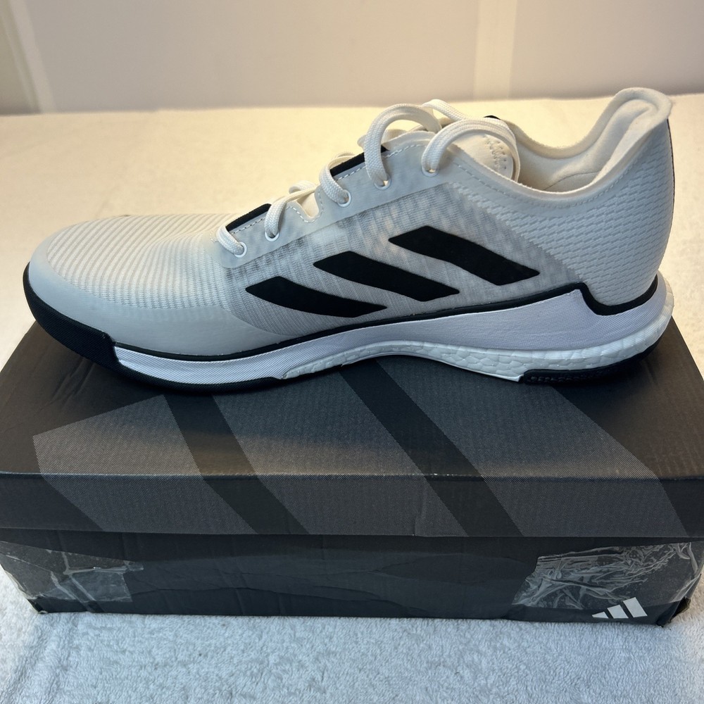 Adidas Crazyflight Indoor Court Volleyball Shoe White/Black Men 11.5 New in Box