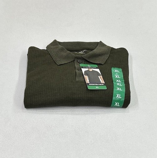 Andrew Marc by Marc New York Men's Sweater Polo Shirt, Green, Size XL