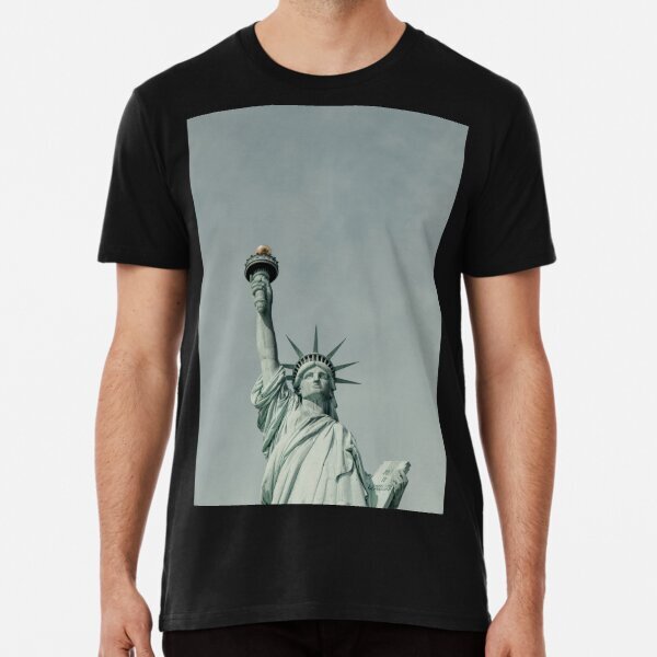 Lady Liberty Short Sleeve Shirt for American Patriots S-5XL