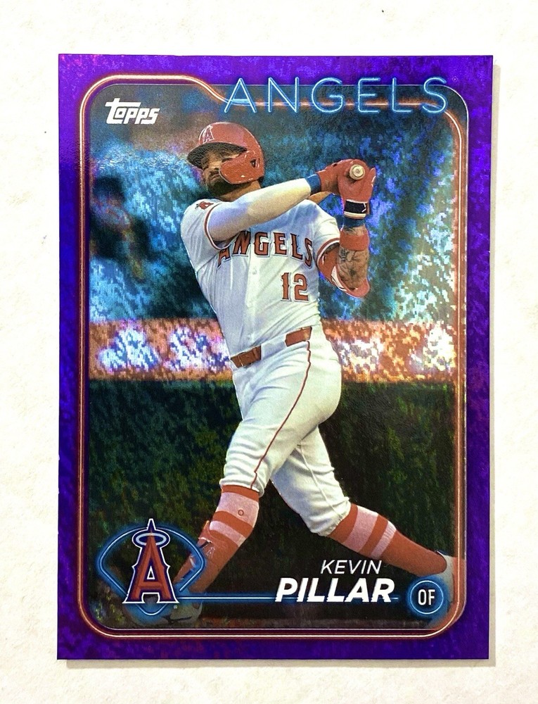2024 Topps Update Series - Kevin Pillar #US214 Purple Holo Foilboard /799