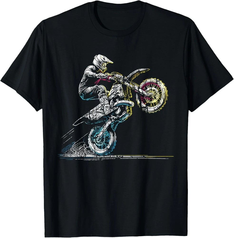 Retro Motocross Dirt Bike Racing Unisex T-Shirt