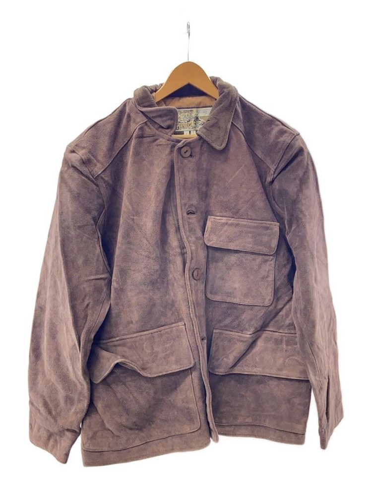 Chiori/Leather Jacket Blouson/Free/Leather/Brw/Plain 3404