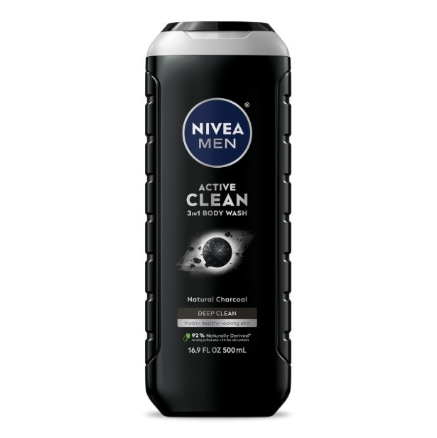 NIVEA Men Active Clean 16.9oz Energizing Body Wash for Men