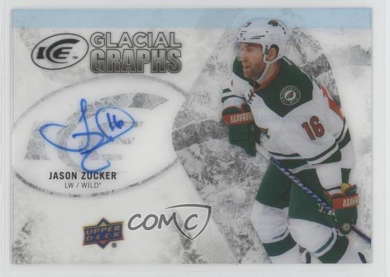 2016-17 Upper Deck Ice Glacial Graphs Jason Zucker #GG-JZ Auto