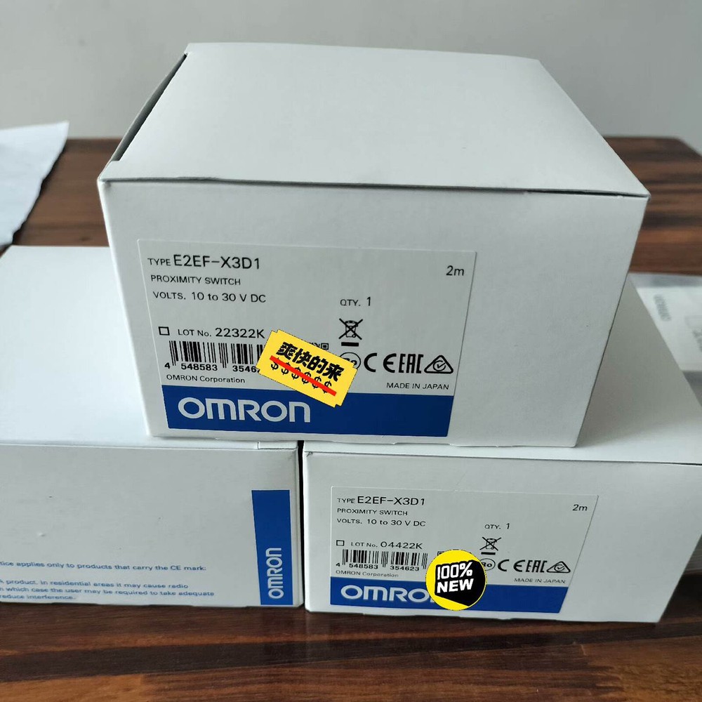1PC NEW FOR Omron E2EF-X3D1 2M Proximity Switch FAST SHIP