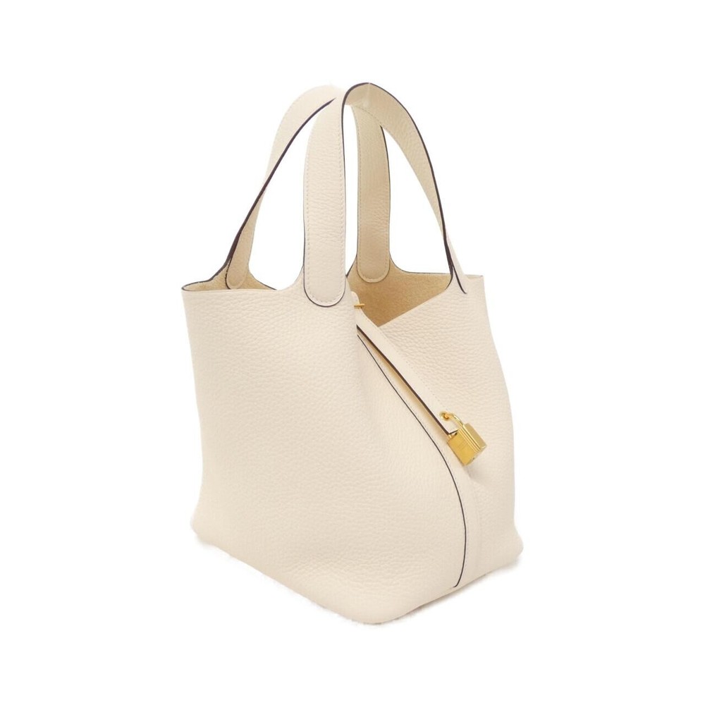 Authentic HERMES Picotin Lock MM Bag in Togo Leather 060991CC #246-000-428-2648