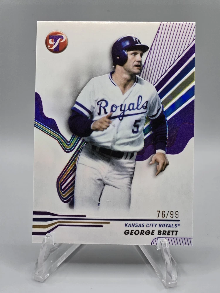 2024 Topps Pristine - Purple Refractor #102 George Brett /99