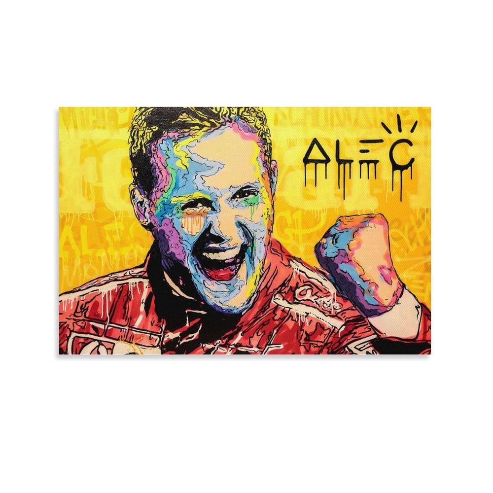 alec monopolys michael schumacher Canvas Art Wall Painting Poster Print Decor