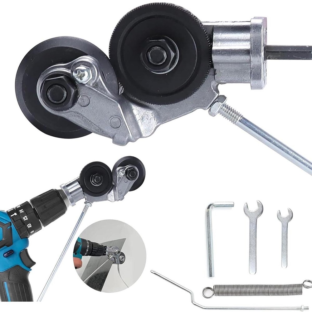 Electric Drill Shears Plate Cutter Attachment Metal Iron Tin Quick Cutting Tool