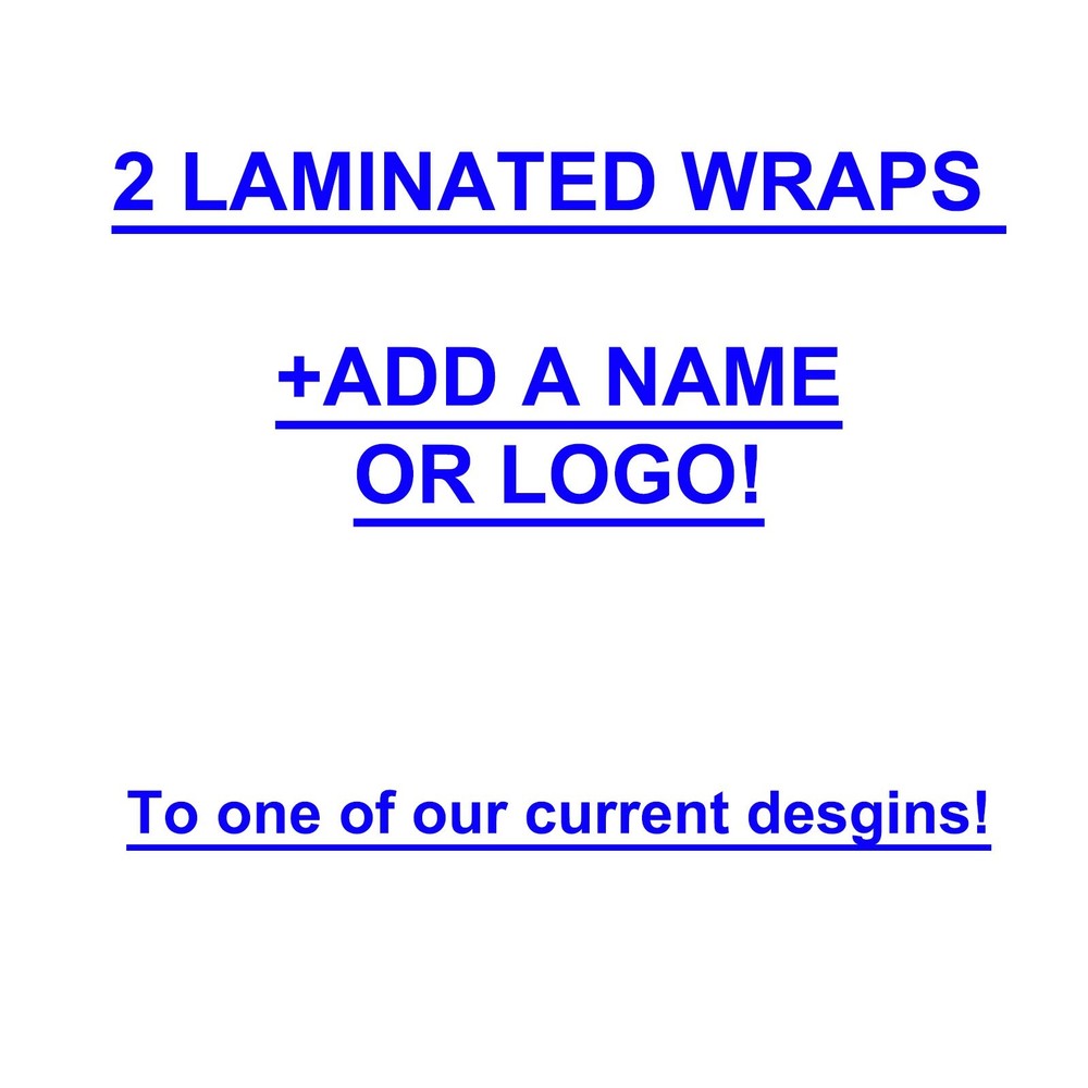 2 WATERPROOF Custom Cornhole Wraps, Vinyl, Skins, Decals - Pair of wraps