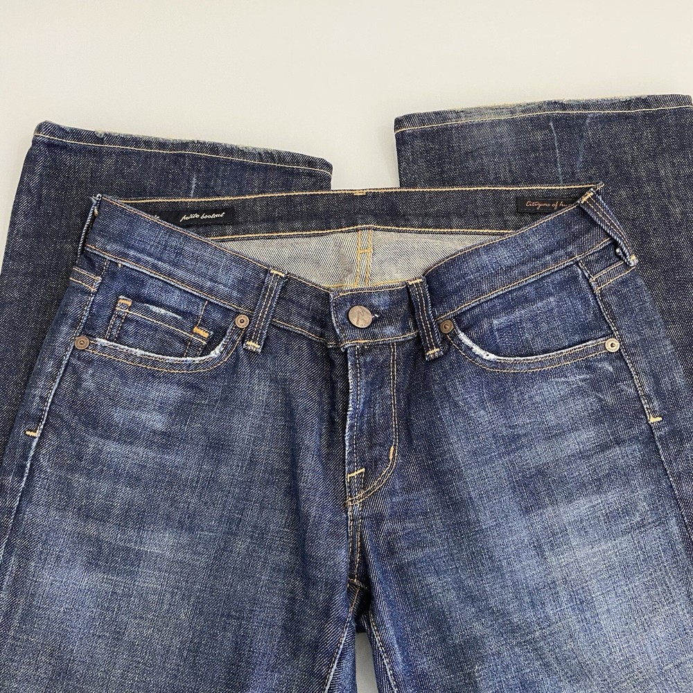 Citizens of Humanity Women’s Dita Petite Bootcut Jeans Size 27 Medium Wash ACT 28x31 Premium Denim