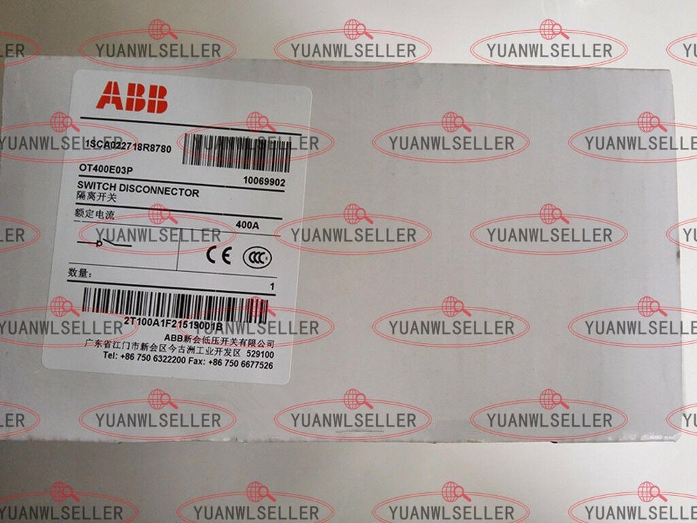 1PCS NEW ABB OT400E03P Isolation switch