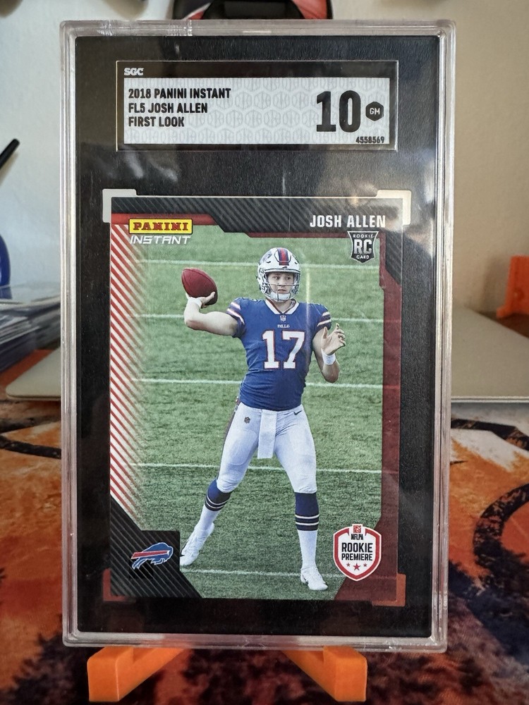 2018 Panini Instant Josh Allen Rookie Premiere SGC 10 Gem First Print Edition