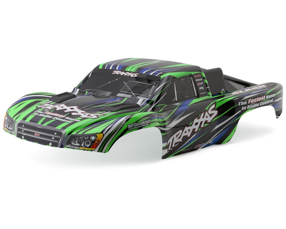 Traxxas Slash 4x4 Pre-Painted Clipless Body (Green) [TRA6941-GRN]