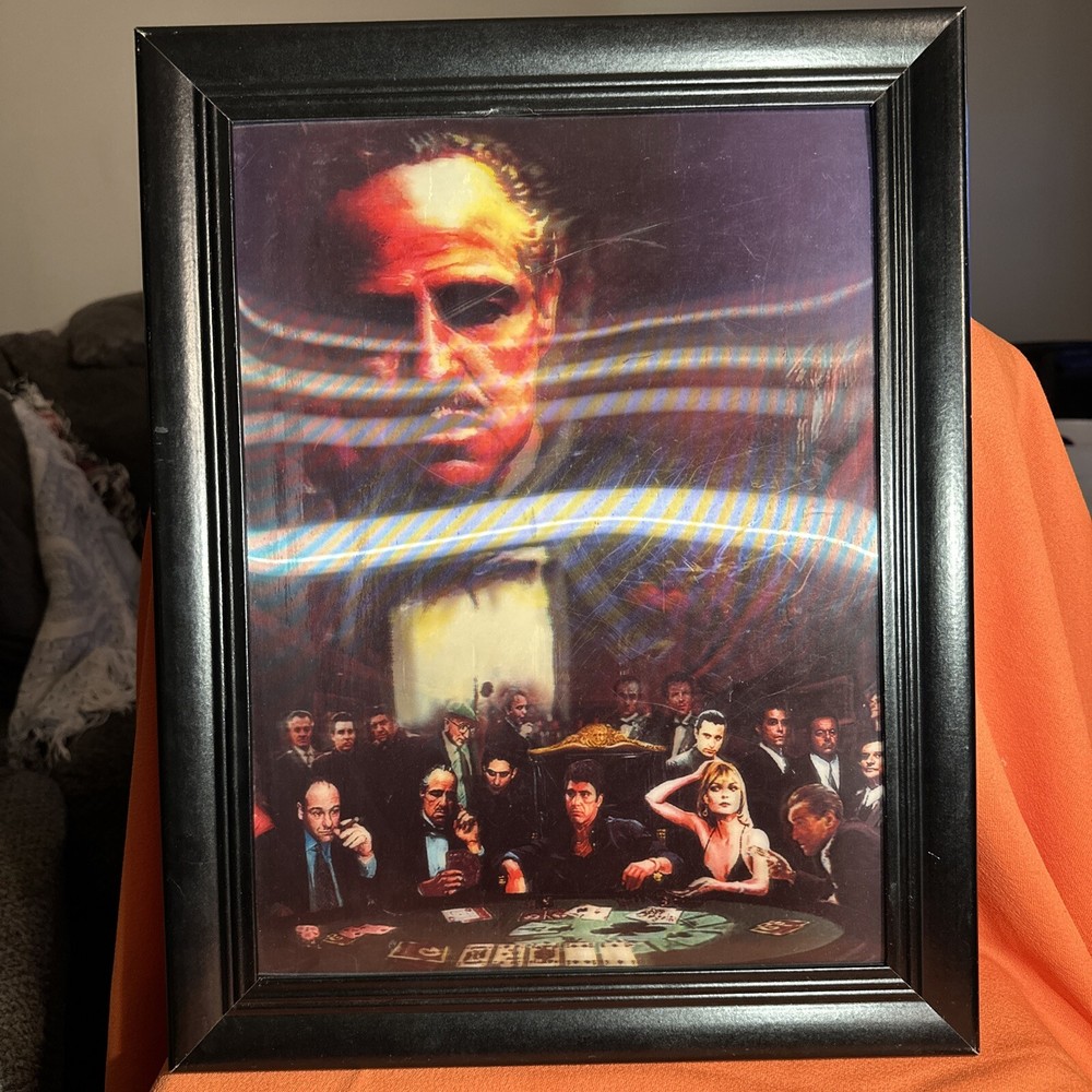The Godfather 3D Poster Wall Art Decor Framed Print | 14.5x18.5 | Lenticular ...