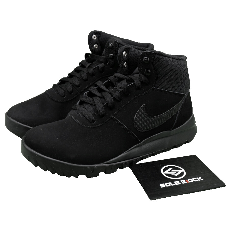 Nike Hoodland Suede Triple Black - 654888-090