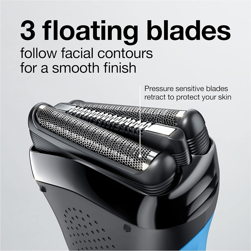 Rechargeable Electric Razor for Men  Series 3 310s Electric Foil Shaver