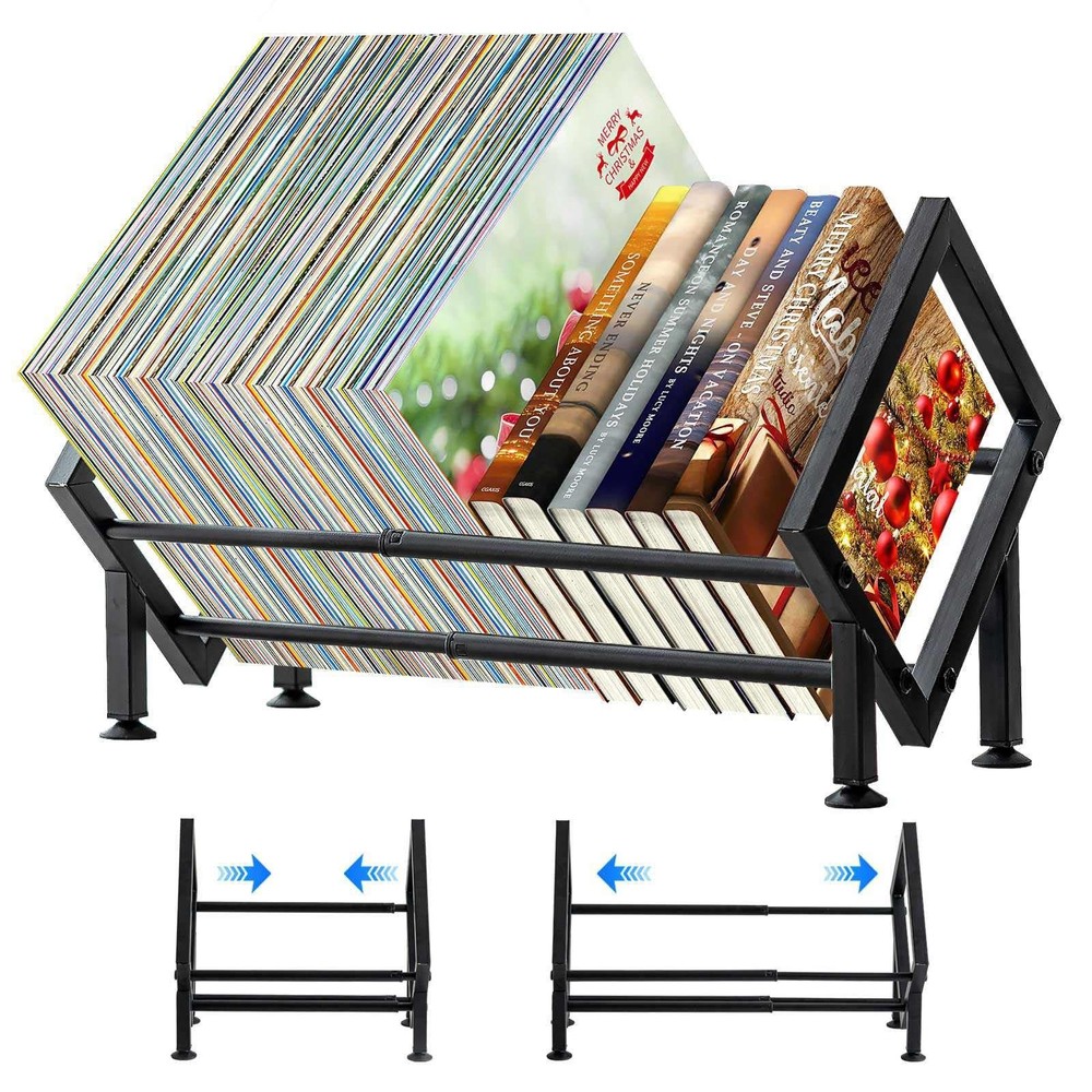Adjustable Desktop Bookshelf for Desk Book Organizer, Tilting Tabletop Booksh...
