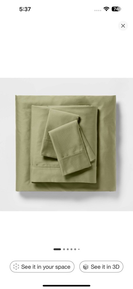 threshold performance queen sheet set