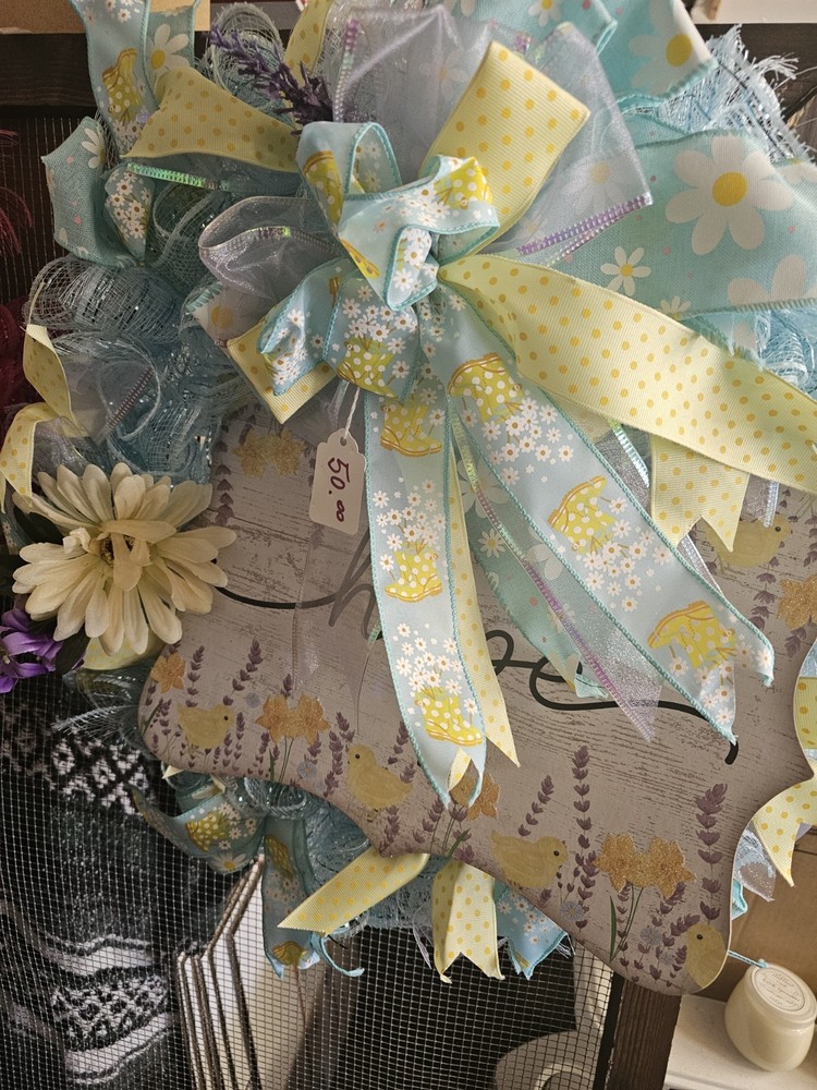 ### 🌷 Adorable Easter Wreath – Celebrate Spring in Style! 🌷###