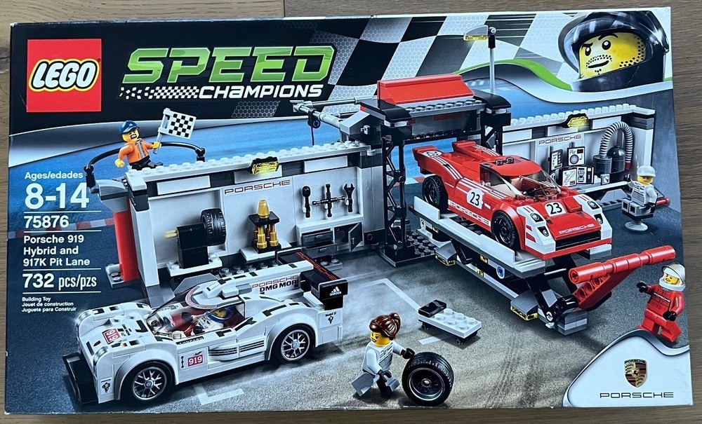 LEGO (BNIB) - Speed Champions: Porsche 919 Hybrid and 917K Pit Lane (75876)