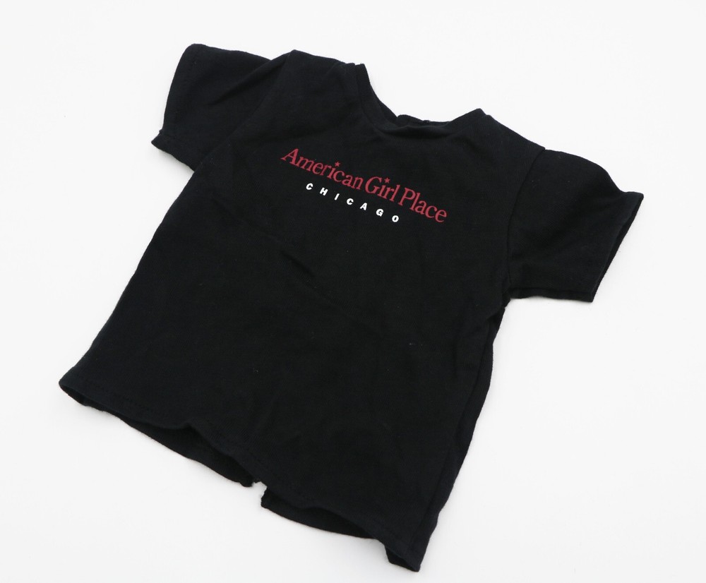 American Girl Place Chicago Black T-shirt for 18'' doll clothes