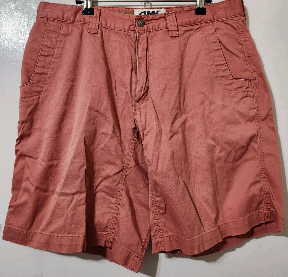 Mountain Khakis Shorts Mens 35x10 Stretch Canvas Chino Khaki Hiking Outdoors