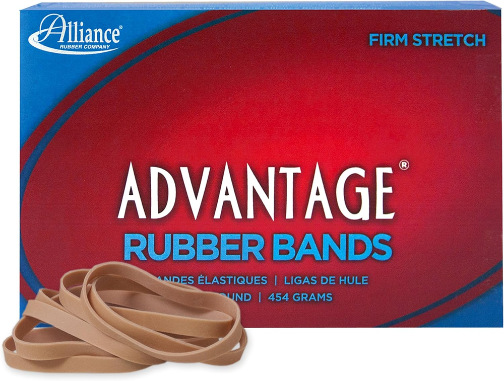 Alliance Rubber 26635 Advantage Rubber Bands Size #63, 1 Lb Box Contains Approx.