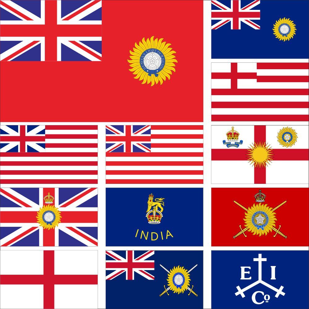 British India Flag 3x5ft 3x6ft Governor-General Marine Navy East India Company Historical Banner