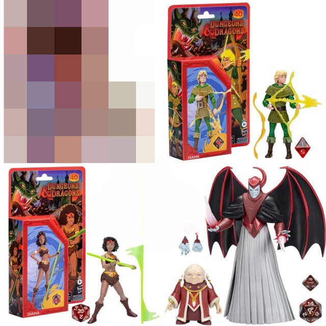 Hasbro D&D 1/12 Scale 6-Inch Collectible Action Figure Model Toy  