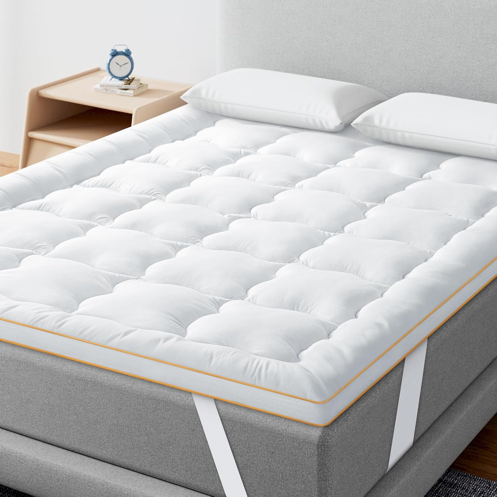 Queen Mattress Topper, Extra Thick Mattress Pad Cover for Back Pain, Mattress Pr