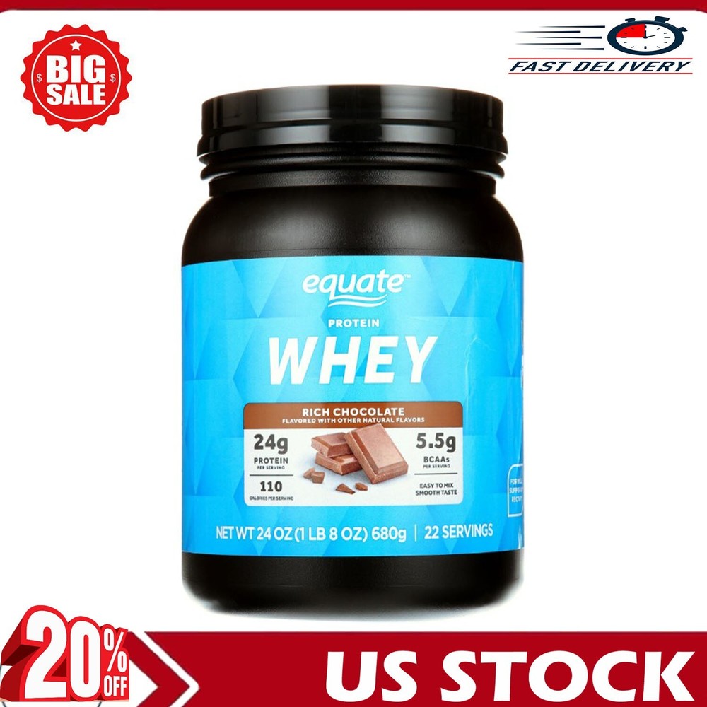 Chocolate Whey Protein Powder for Shakes 24oz 22 Servings