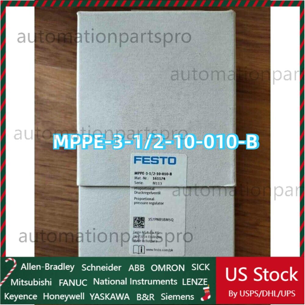 New MPPE-3-1/2-10-010-B Festo 161174 Proportional Valve Fast Shipping