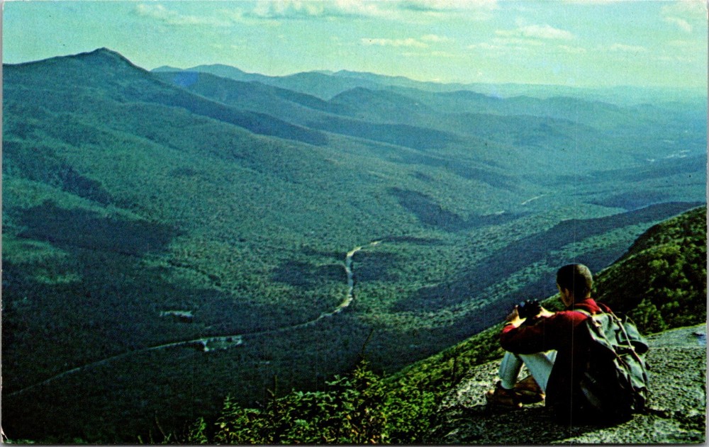 Postcard Along the Rim Trail Canon Mountains Franconia Notch NH New Hampshire