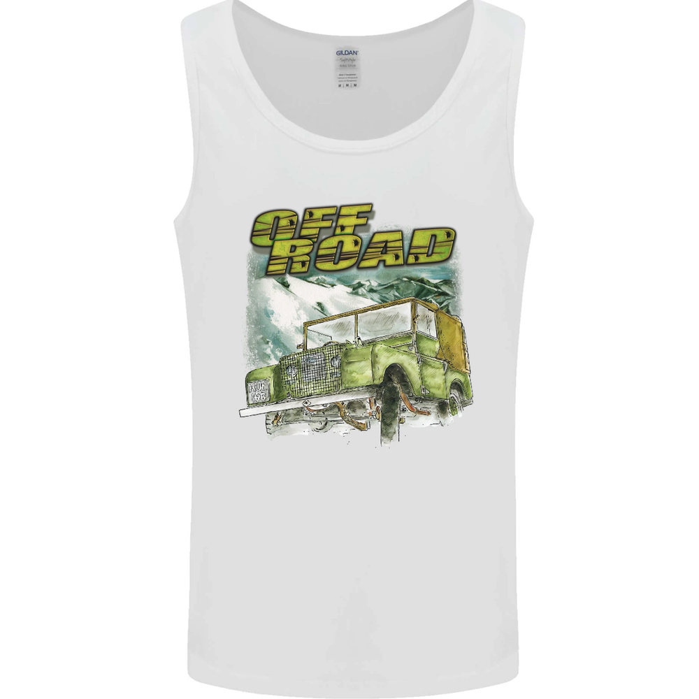 Off Road 4X4 Off Roading Four Wheel Drive Mens Vest Tank Top