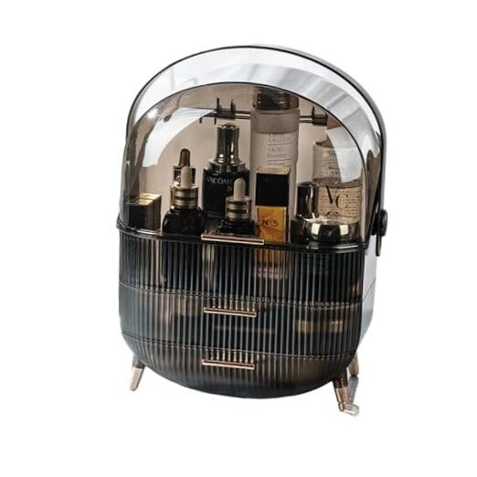 Clear Gray Large Makeup & Skincare Storage Organizer