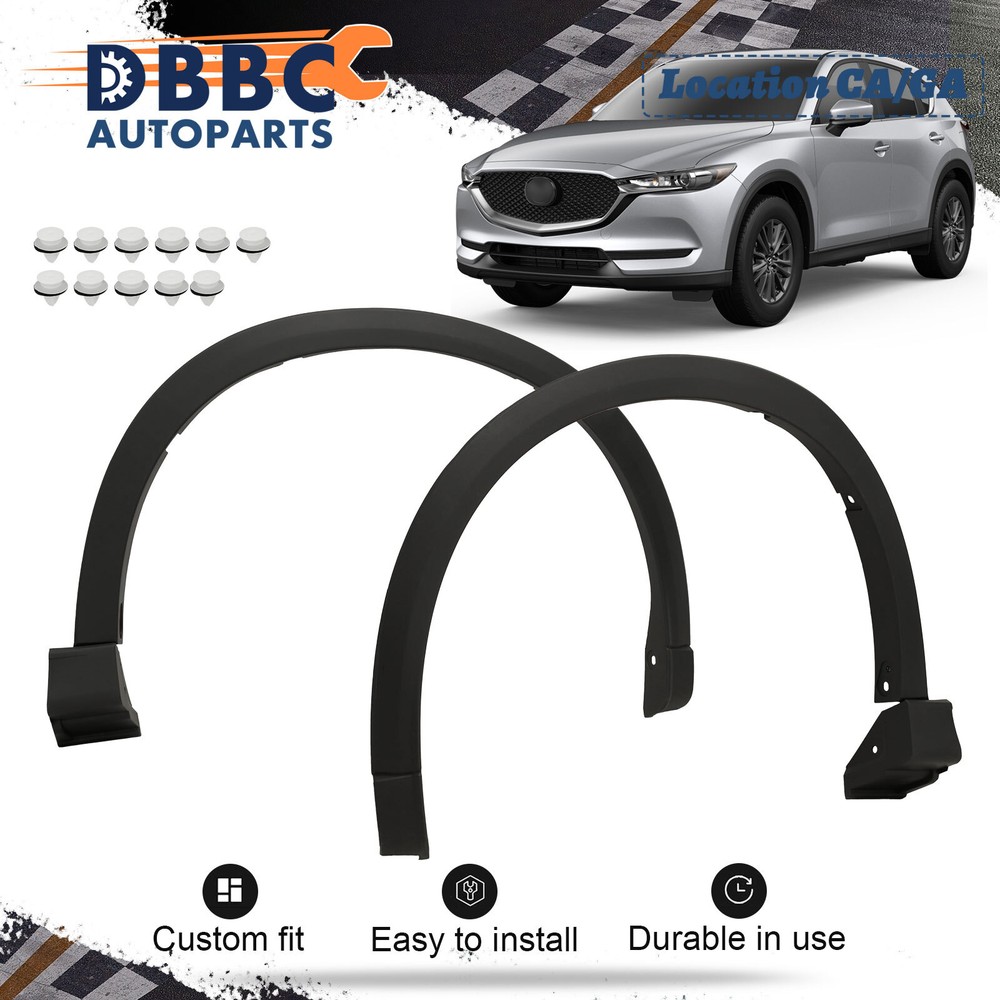 2017-2021 Mazda CX-5 Front & Rear Fender Flares Set – Driver & Passenger Side