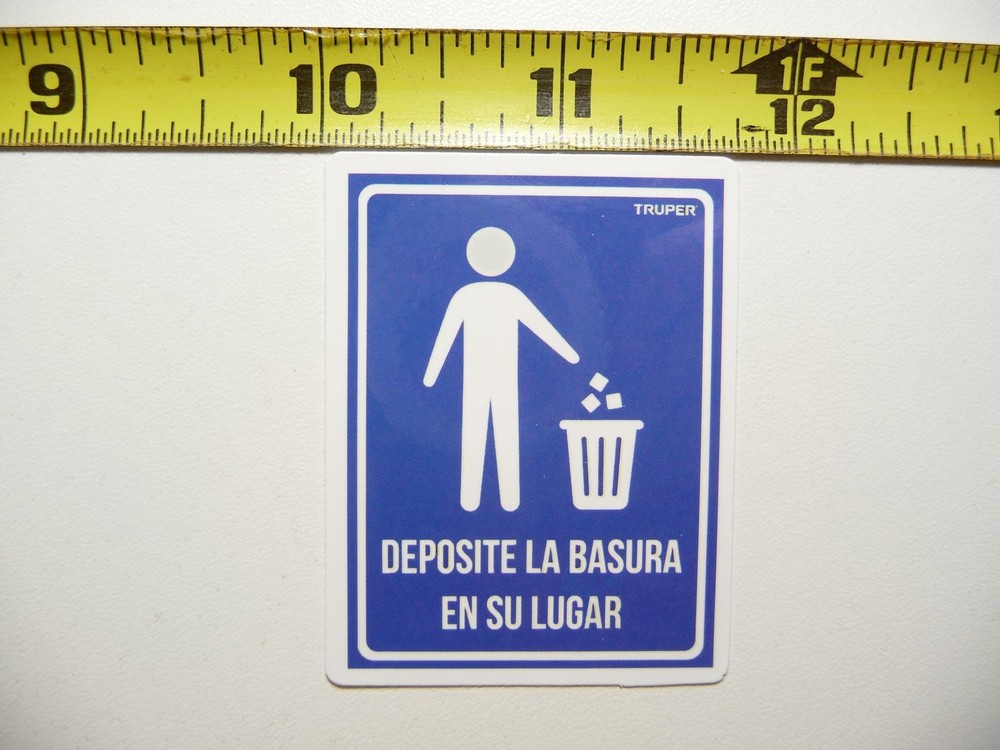 Trash Goes Here Funny Sticker Decal for Scrapbooking and DIY